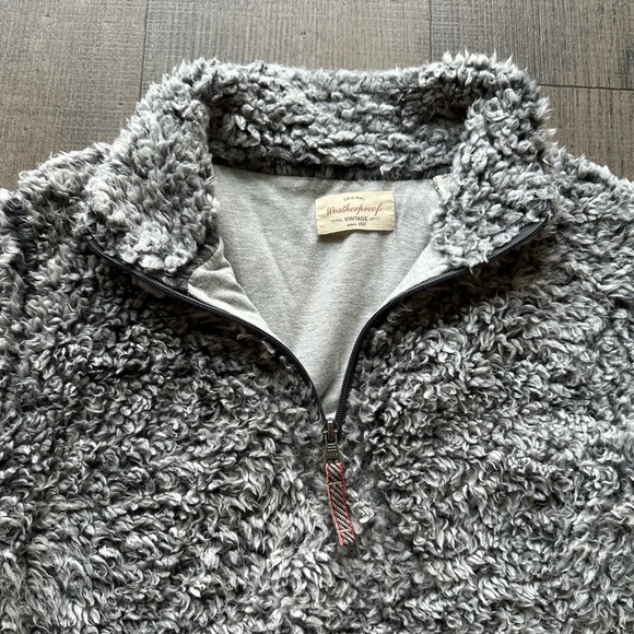 Grey Sherpa sweatshirt with deep pockets size S - Picture 3 of 8
